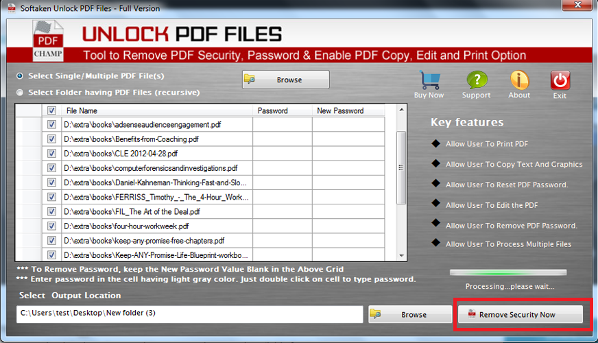 free pdf unlocker windows 8