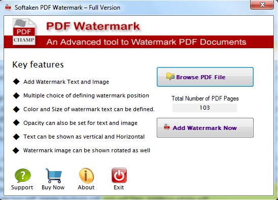 pdf creator watermark
